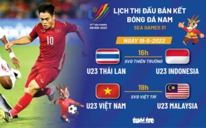 U23 Việt Nam đấu Malaysia ngày 19/5/2022.